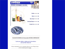 Tablet Screenshot of detrex.com